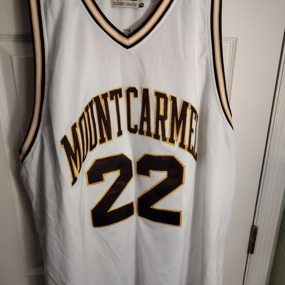 Vintage Donovan McNabb Mount Caramel Basketball Jersey Size 60  3xl